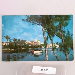 Boca Raton Resort Club Florida 1950s Postcard 1956 FL PC Hotel Addison Mizner